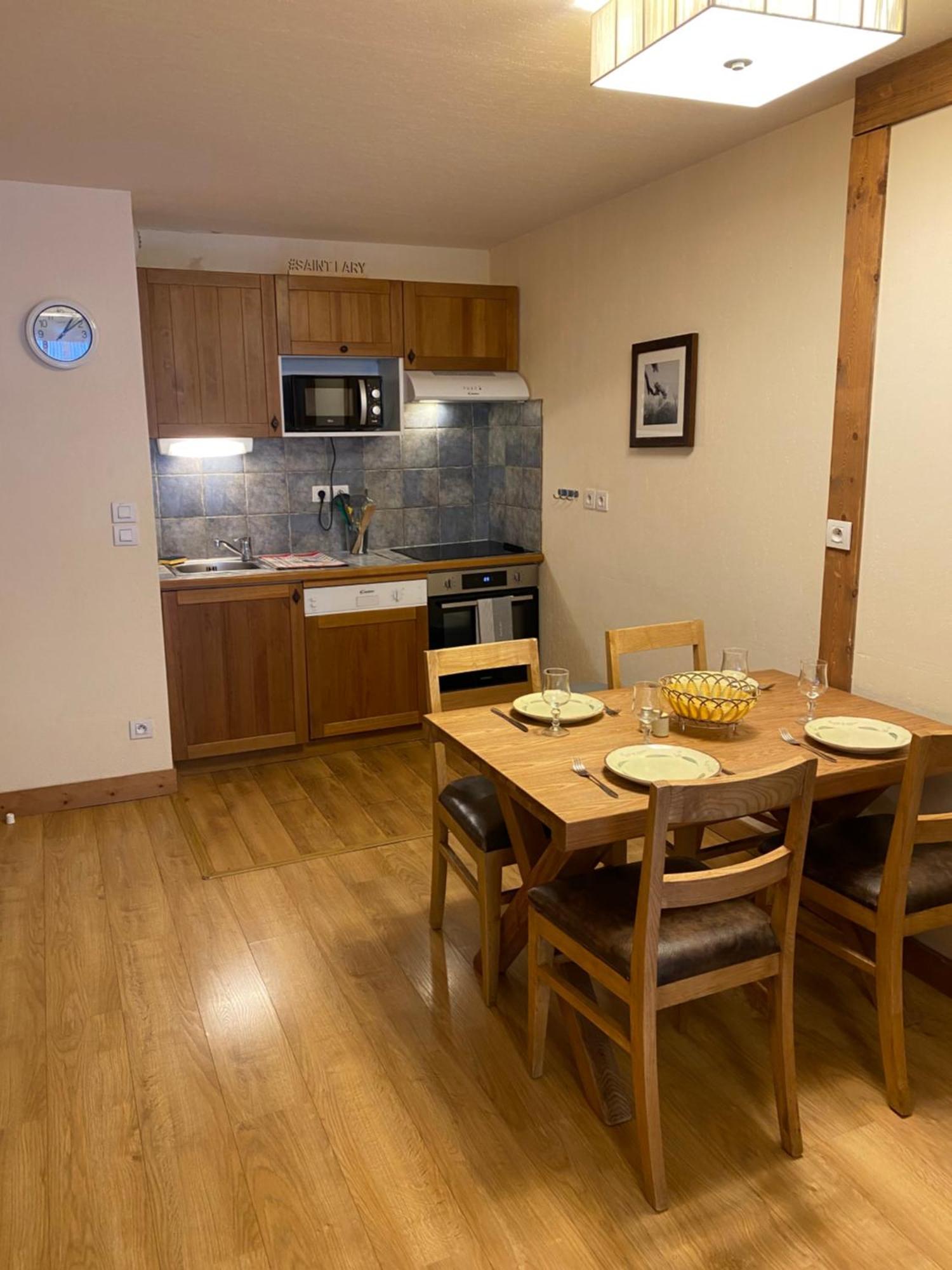 Appartement T2+Coin Nuit 6 Pers Residence De Cami Real Au Centre Du Village De Saint Lary Soulan Avec Piscine Interieure+ Sauna Et Hammam Екстер'єр фото
